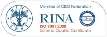 RINA — sistema qualità certificato ISO 9001:2008, certificato nr. 25738/12/S